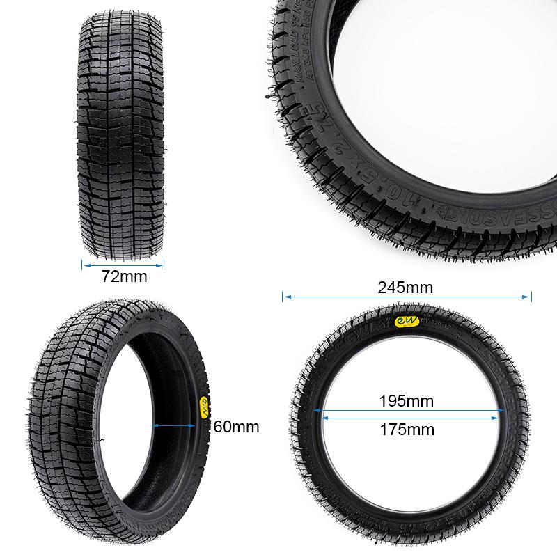 Schlauchloser Offroad-Reifen 10,5X2,75-7 [Ewheel]