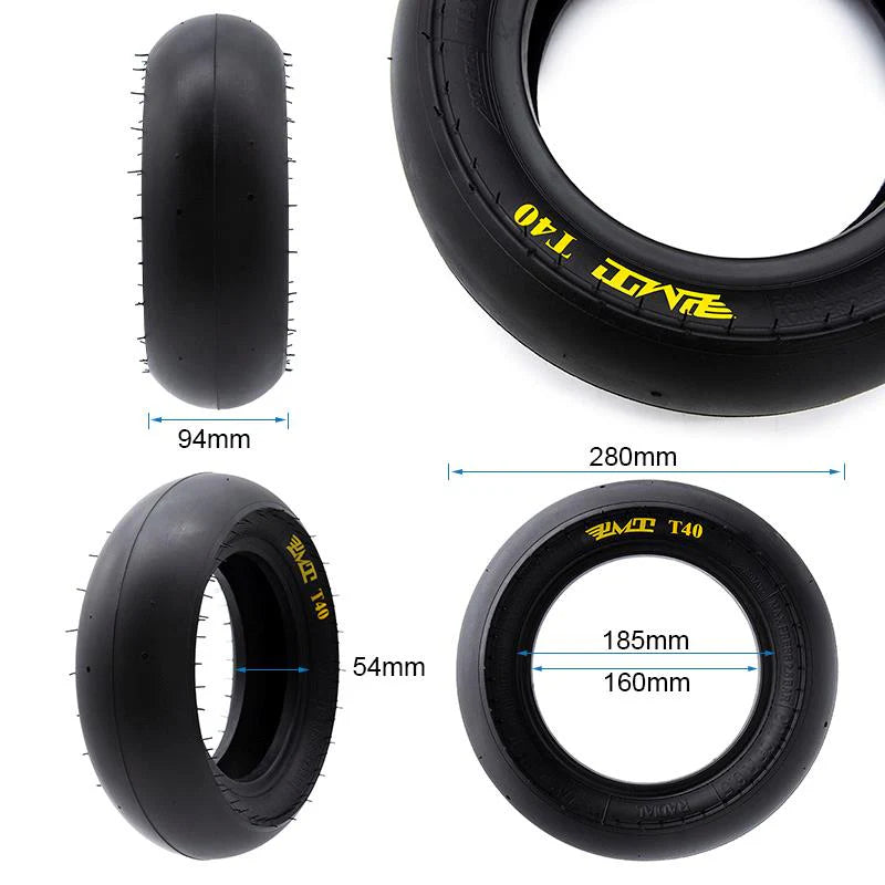 Tubeless Reifen radial T40 Slick 90/65R6,5 [PMT]