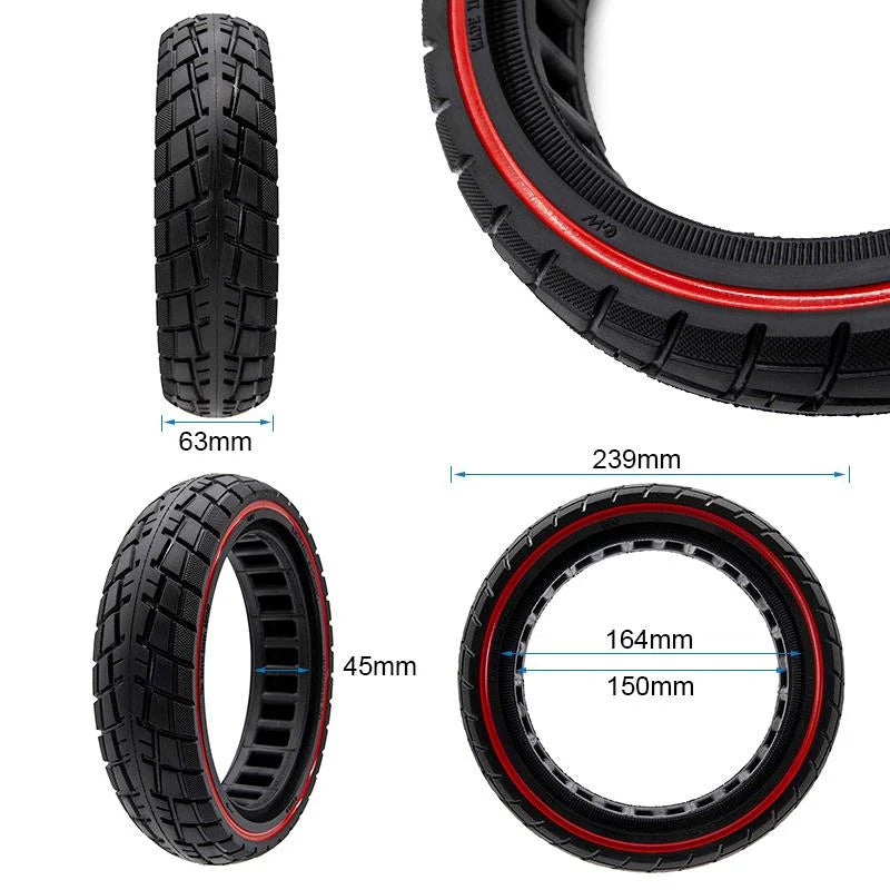 Ultraleichtes Vollreifen Offroad blau Linie 60/70-6,5/B44