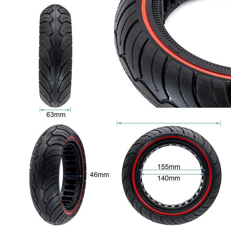 Ultraleichtes Vollrad 9,5x2,5 rot für NIU [Ewheel]