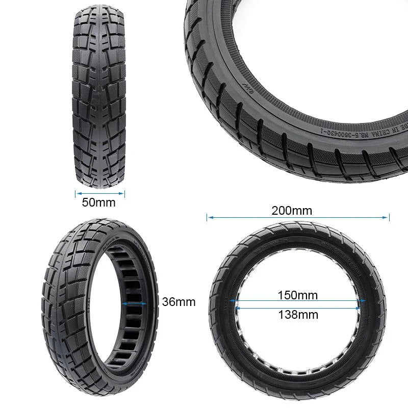 Ultraleichtes Vollrad 8,5x2-6,1/B34 Offroad Linie Schwarz [Ewheel]