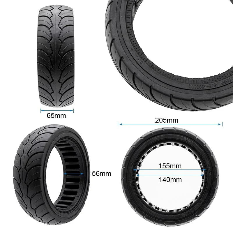 Ultraleicht Vollgummireifen 8,5x2,5-6,1/B58 ewheel