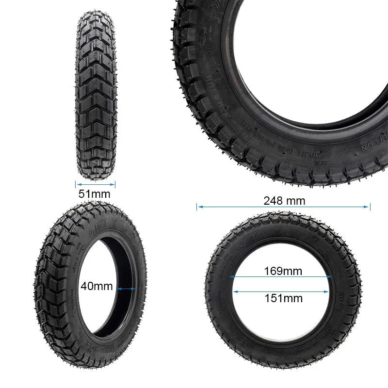 Schlauchloser Offroad-Reifen 10x2-6 [Ewheel]