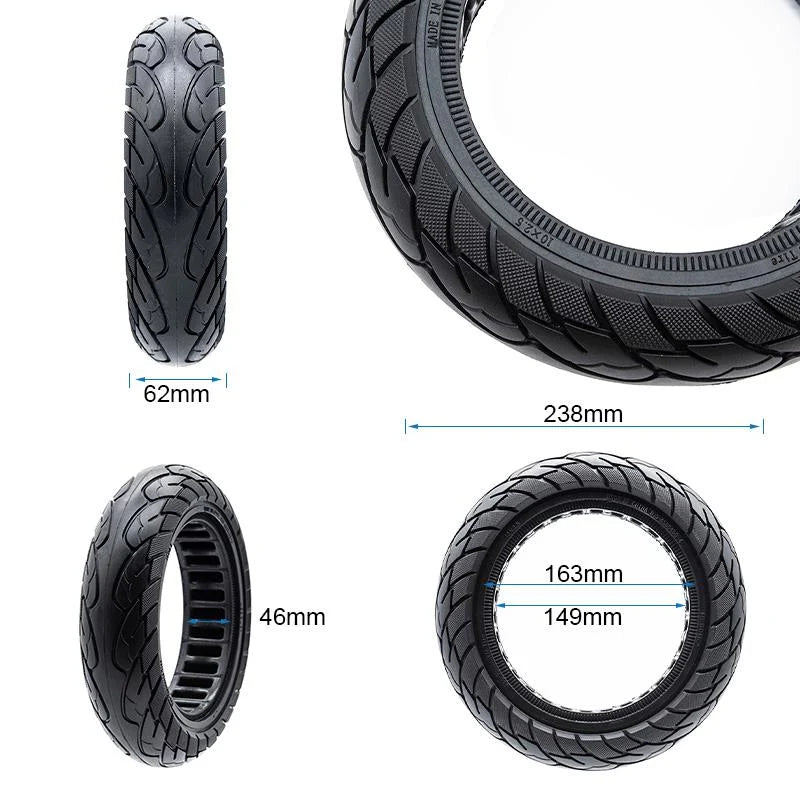 Ultraleichtes Vollrad 10x2,5-6,5/B44
