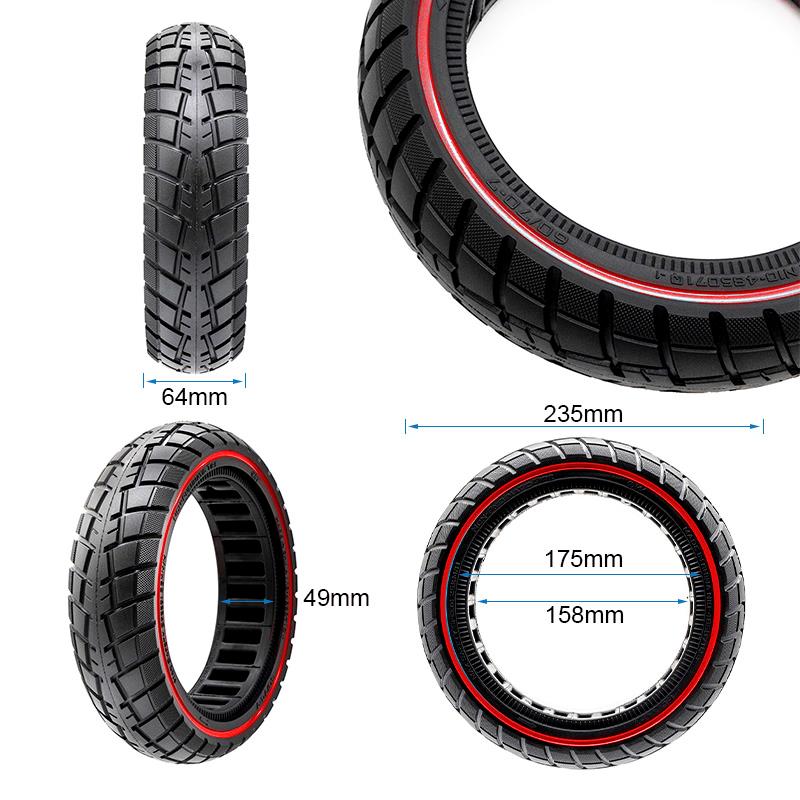 Ultraleichte Vollgummirad Offroad 60/70-7/B50