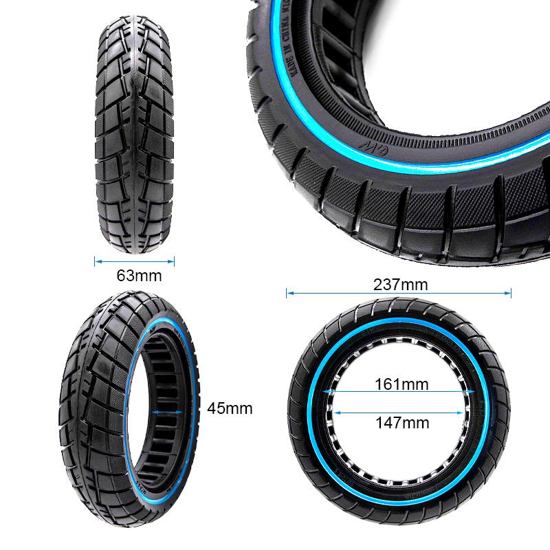 Ultraleichtes Vollreifen Offroad blau Linie 60/70-6,5/B44