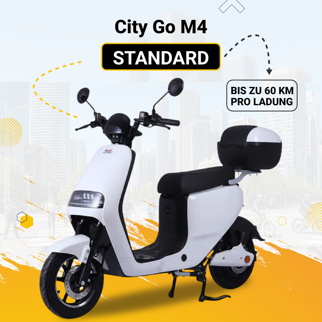 City Go M4 Standard - Fahrbar ohne Führerschein