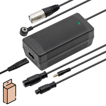 36 V Ladegerät (42 V) 2A mit Anschlüssen X16/XLR/GX12/MI4 Pro (1. Generation)/DC Cecotec