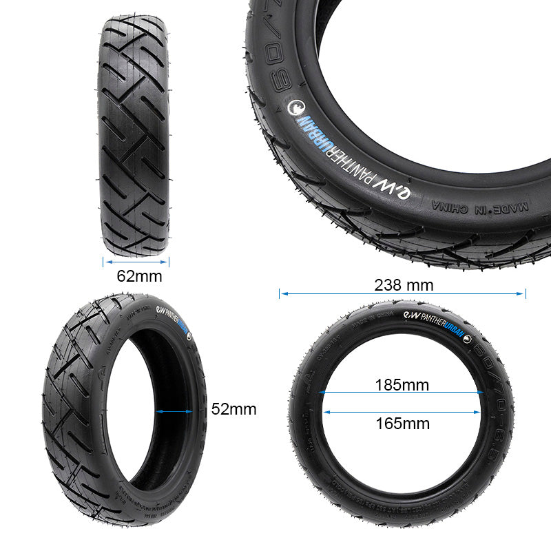Schlauchloser Reifen 60/70-6,5 FÜR MI5 EWHEEL PANTHERURBAN