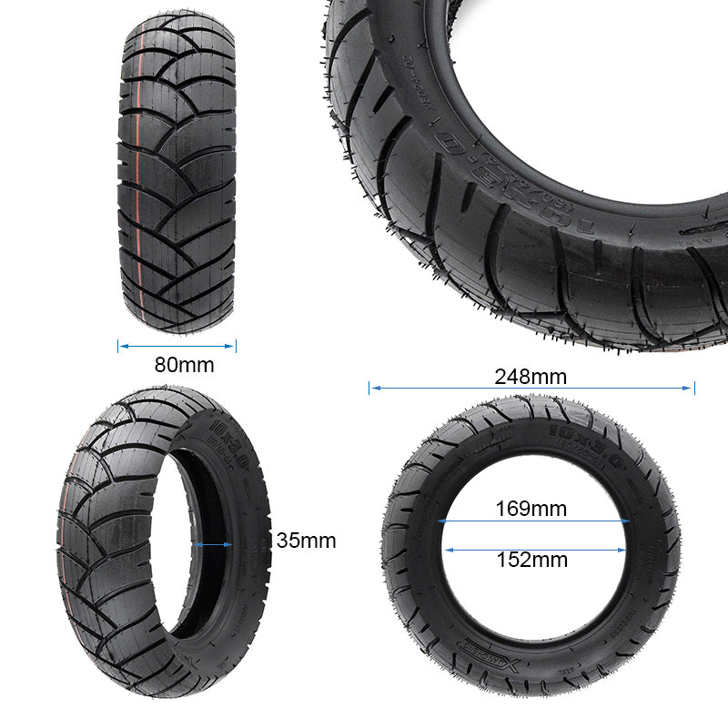 Tubeless-Reifen 10x3 (80/65-6) [Xuancheng]
