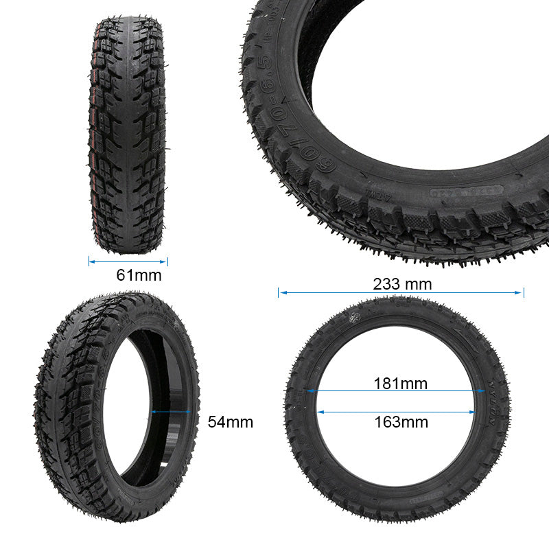Tubeless Offroad-Reifen 60/70-6,5 mit Gel und Ventil
