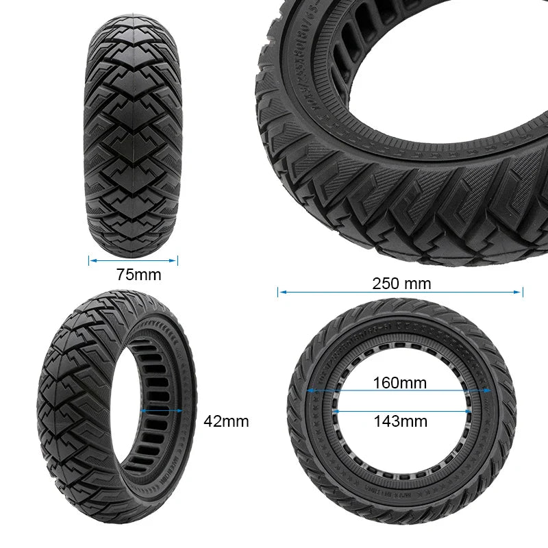 Vollgummirad 10x3 / 255x80 (80/65-6)