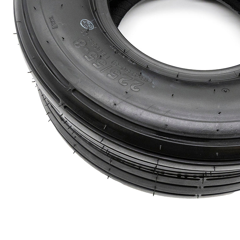 Schlauchloser Reifen 18x9,5-8 / 225/55-8 glatt [Feiben]
