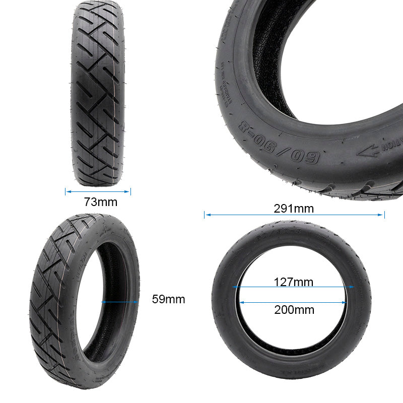 Schlauchloser Reifen 60/90-8 [Yuanxing]