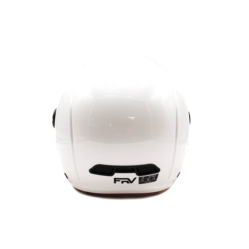 Helm JET FRV Weiß Glänzend