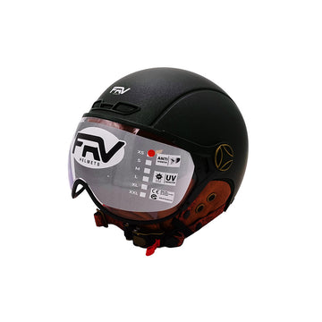 Helm JET FRV Mattgrün Chamäleon