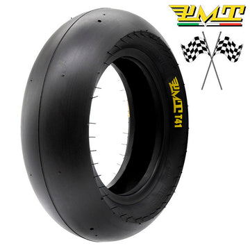 Radialer schlauchloser Reifen 90/65R6.5"- T41 Slick [PMT]