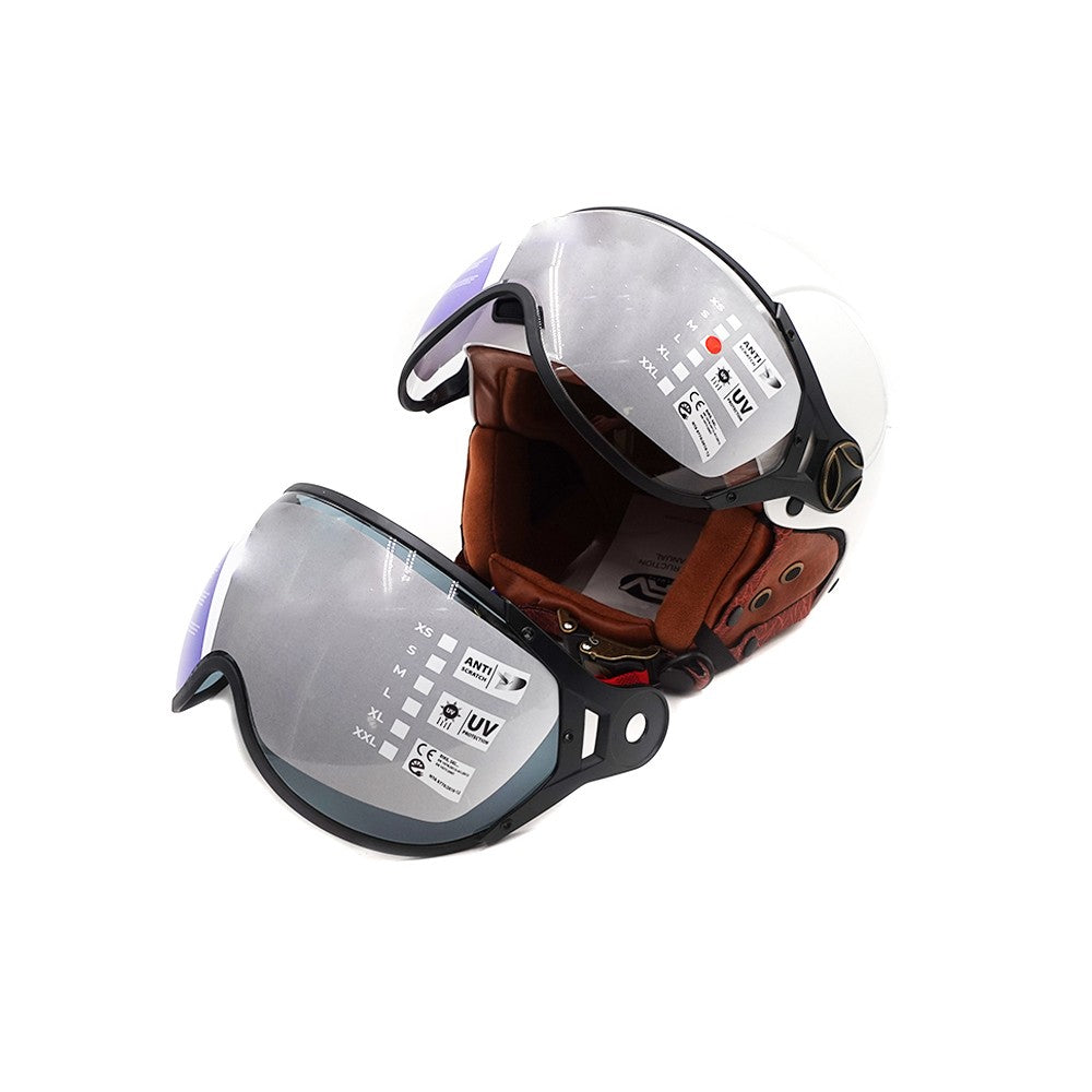 FRV JET Helm – mit abnehmbarem Visier & waschbarem Innenfutter