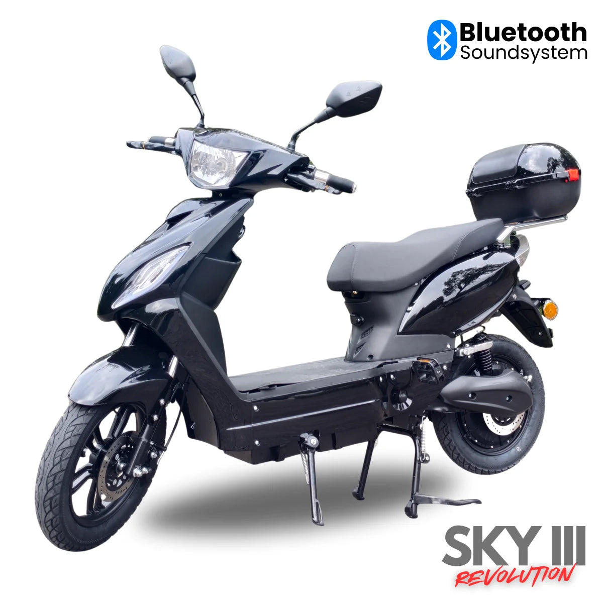 SKY III Revolution Elektroroller 500W 60km Reichweite Bluetooth
