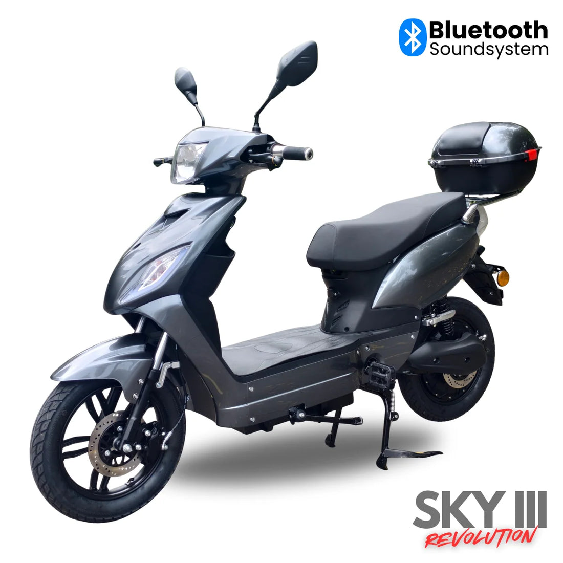 SKY III Revolution Elektroroller 500W 60km Reichweite Bluetooth
