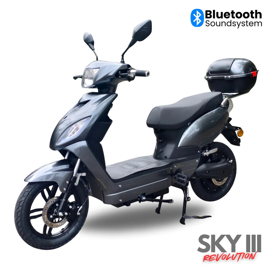 SKY III Revolution Elektroroller 500W 60km Reichweite Bluetooth