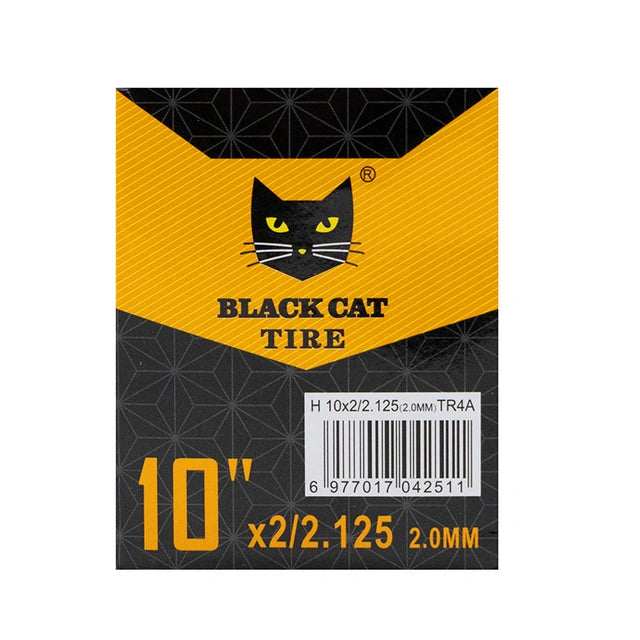 Premium-Kammer 2,0 mm Dicke 10x2/2,125 gerade Ventil Black cat